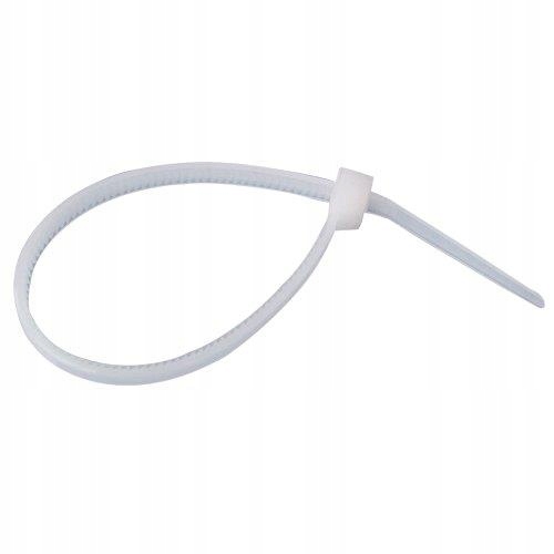 Sťahovacie pásky 37cm 370x7,6mm Biele 100 ks.