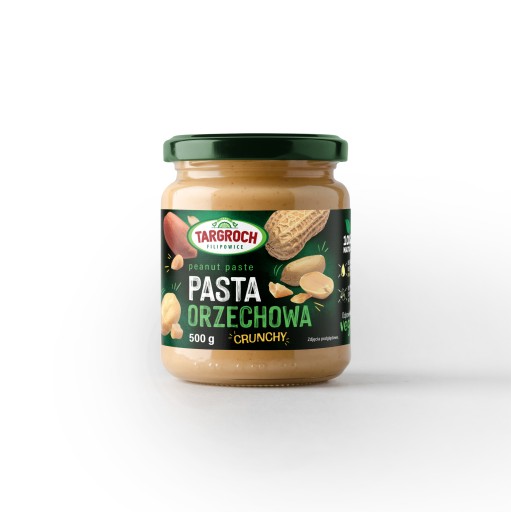 Targroch Arašidová pasta Arašidové maslo CRUNCHY 500g
