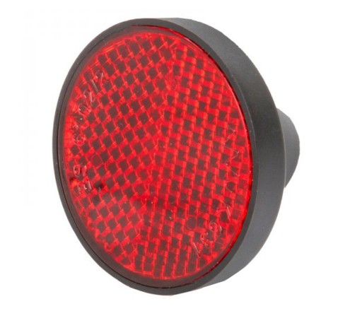 Zadné odrážadlo bicykla okrúhle pre Fender Red