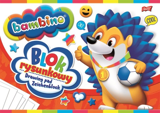 Biela Bambino A4 20K školská podložka na kreslenie