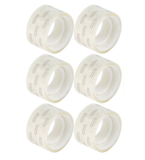 6x kancelárska lepiaca páska GRAND 24mm x 10m