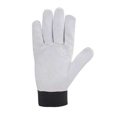 HI-VIS pracovné rukavice z kozej kože na suchý zips X-Lightec