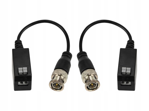 BNC Video Balun Plug s káblom Quick Connector 300m