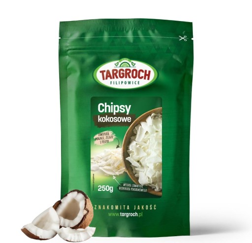 Prírodné kokosové lupienky 250 g Targroch