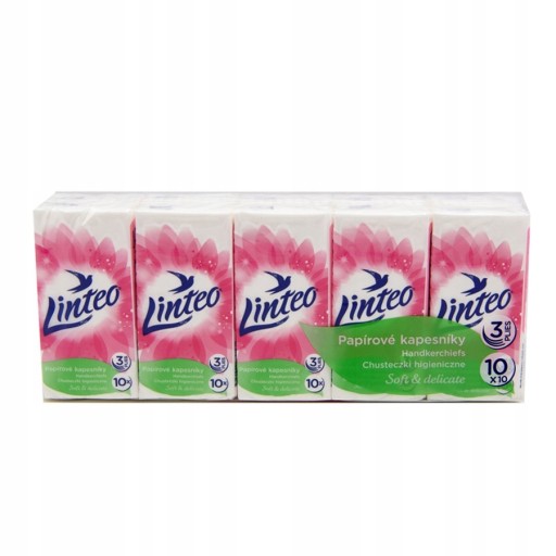 LINTEO HYGIENICKÉ Utierky 3 VRST. 10X 10KS