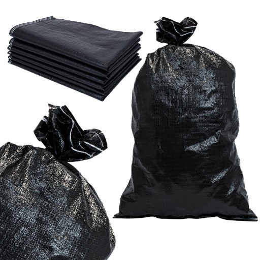 Eko-hrášok a vrecia na uhlie 50x80 Čierna 25kg 10 ks