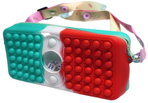 POPPIT TAŠKA ROZTEČOVÉ KOCKY ANTISTRESOVÉ FIDGET GAMES 23CM E1346 EMAJ