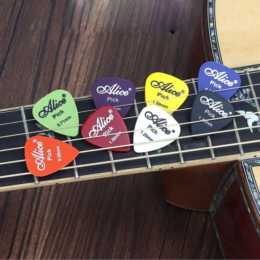 SADA 6 PIEROVÝCH GITAROVÝCH TRUSNIČIEK 0,58-1,5 mm MATNÝ