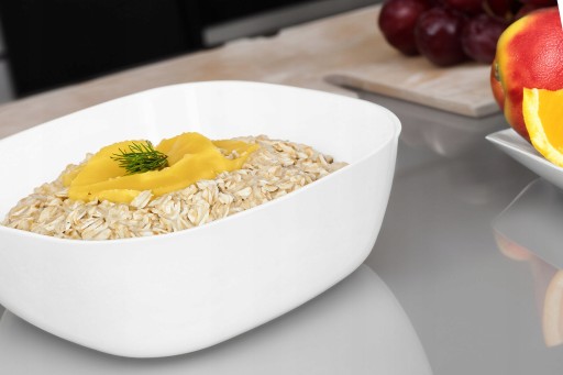 PLASTOVÁ MISKA, biela, 2l, teplotne odolná, na šaláty, snacky