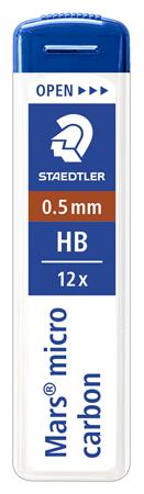 Staedtler náplň do ceruziek čierna 0,5mm 12 ks