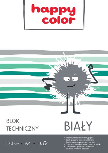 ŠKOLSKÝ technický blok BIELY zošit A4/10K DETI Dobrý pevný papier