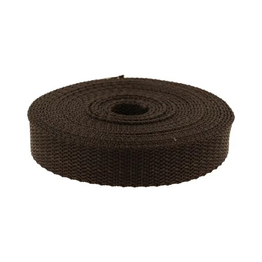Prepravná páska 20mm ČIERNA polypropylén 5m 350kg hrúbka 1,5mm
