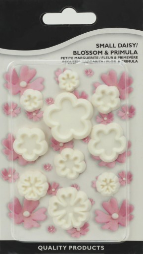 Formičky, vykrajovátka, vykrajovačky, marcipán Flowers Daisies 10 ks.