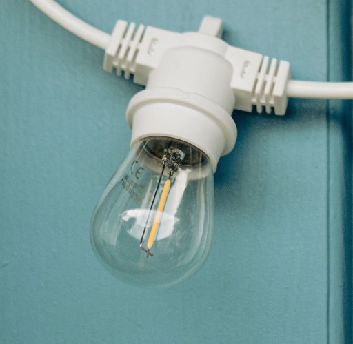 E27 S14 1W retro teplá LED festónová žiarovka