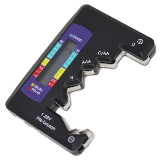 Digitálny LCD tester batérií a akumulátorov