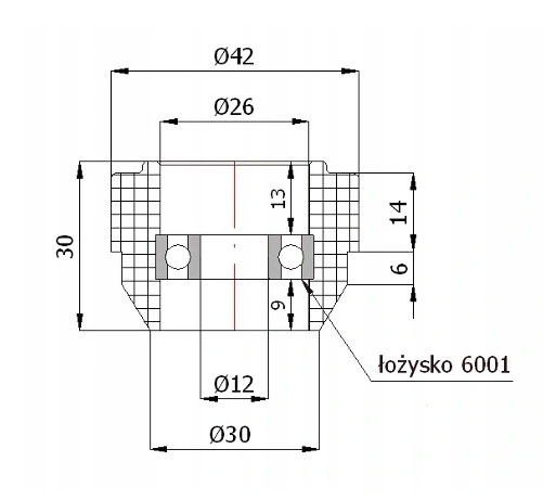 PLASTOVÁ HORNÁ VALIČKA fi.43mm PRE BRÁNY SO SKRUT