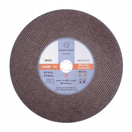 KOVOVÉ REZNÉ KOTÚČE 350x32x3,5 FALON-TECH