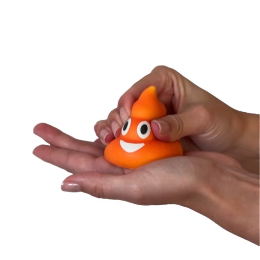 Poo Poo Emoji Antistresová pena, ktorá mení farbu