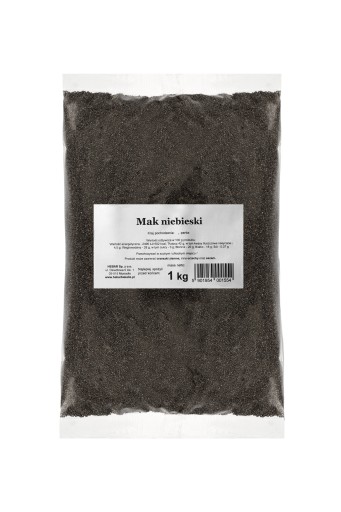 MAK MODRÝ 1 KG PRÍRODNÝ ČISTÝ VYSOKEJ KVALITY