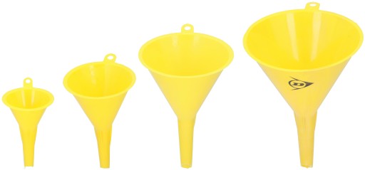 DUNLOP Sada lievikov na olej, palivo, vodu, lievik x 4 kusy