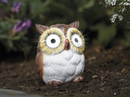 DEKORATÍVNA SOLARNÁ SOVA LAMPA LIVARNO GARDEN
