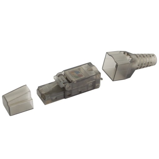 RJ45 kat.6 UTP zástrčka, bez náradia, 8p8c kat.6