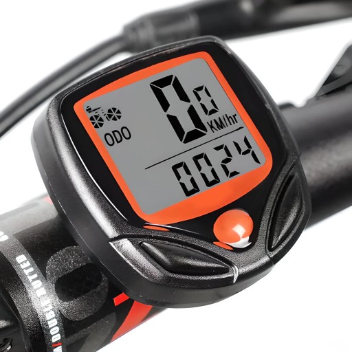 BICYKLOVÝ PULT VODEODOLNÝ DISPLEJ 14 LCD FUNKCIÍ RÝCHLOSŤ NAJETÝCH KM