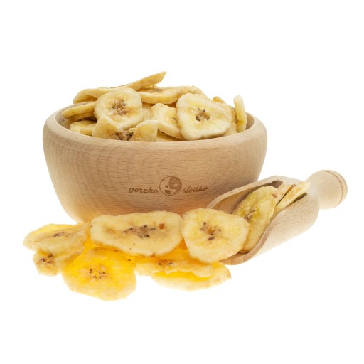 BANANA CHIPS sušený banánový snack 250g