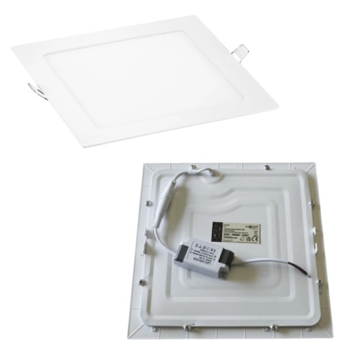Zapustená lampa so štvorcovým panelom LED 18W 4000K Neutrálna pre chodbu