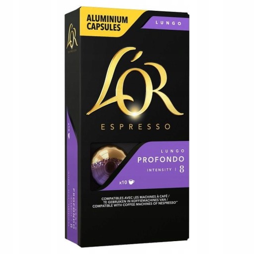 Kapsuly Nespresso L'OR Lungo Profondo - 10 ks.