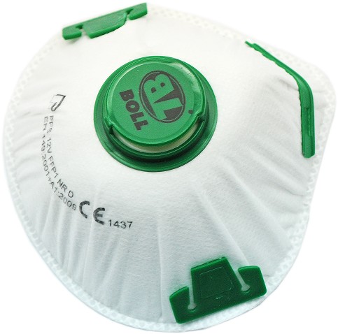 PROTIPRACHOVÁ POLMASKA S VENTILOM