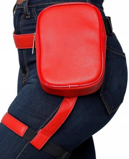Retro crossbody kabelka s koženým remienkom