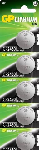 5x LÍTIOVÁ BATÉRIA CR2032 DL2032 BR2032 3V GP SUPER