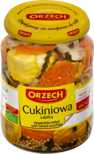 Orechový sladký cuketový šalát 670 g