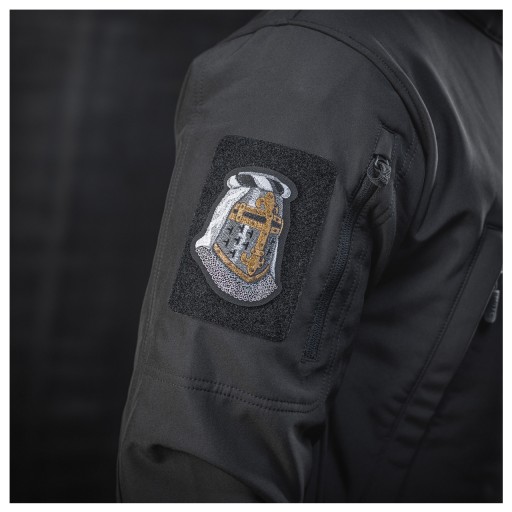 VELCRO NÁŠIVKA Topfhelm PRILBA CRUSADER M-Tac ŠEDÁ