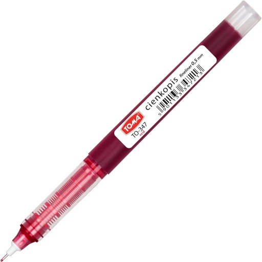 TOMA KONCOVÁ KAPILÁRA 0,5MM ČERVENÁ