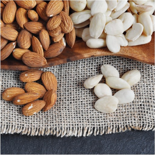 PRÍRODNÉ CELÉ MANDLE 250g HiFOOD CALIFORNIA