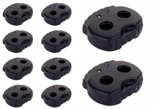 LINE STOPPER TIP CLAMP NAVY 3mm - 10 ks
