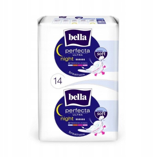 BELLA Perfecta Night Extra Soft hygienické vložky 14 ks