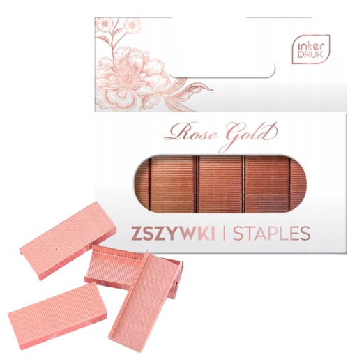 Rose Gold 24/6 sponiek 1000 kusov ružového zlata Interprint