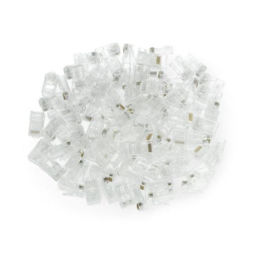 RJ45 8P 8C počítačová zástrčka (drôt) LECHPOL kat.6 1 ks.