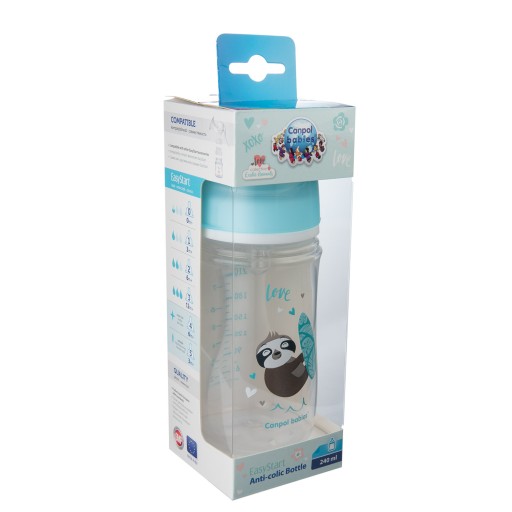 Canpol široká antikoliková fľaša 240ml EasyStart