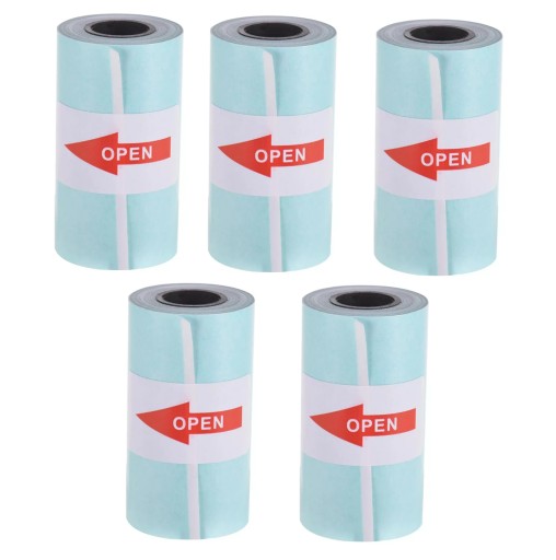 BIELY SAMOLEPIACI PAPIER KAZETY V ROLE PRE MINI TLAČIAREŇ DRUKUŚ CAMERA 5KS
