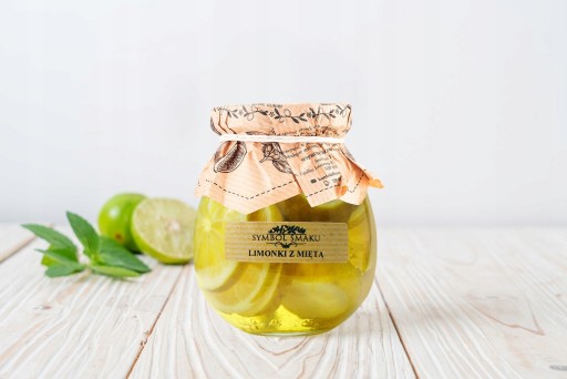 LIMETY V SIRUPE S MÄTOU, PRÍRODNÁ PRÍDAVOK K ČAJU 260G SYMBOL CHUŤ