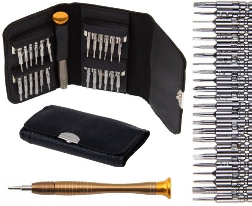 SADA PRESNÝCH SKRUTKOVAČOV 25V1 TORX ETC*CASE