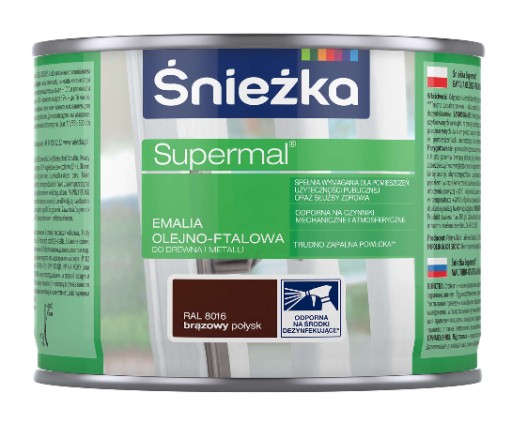 Supermal hnedá RAL8016 0,4L