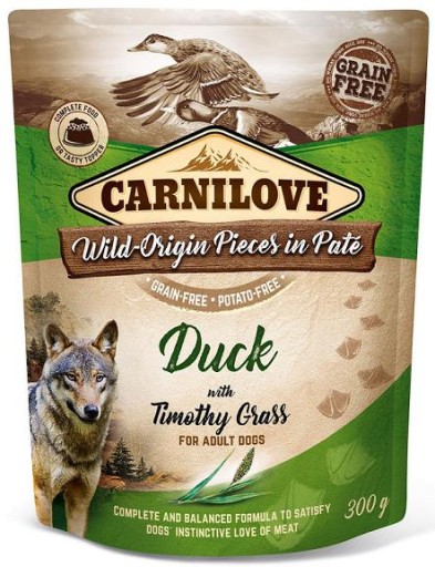 Carnilove dospelá kačica Timothy Grass s kačicou 300g