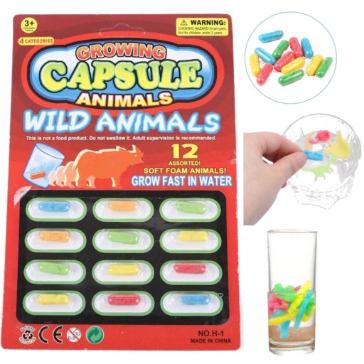 KAPSULKY RASTÚCE VO VODE MAGICKÉ SAFARI