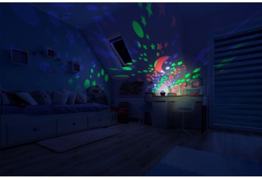 NOČNÁ LAMPA SKY STARS PROJEKTOR LAMPA PROJEKTOR ZMENA FARBY 2v1 XL