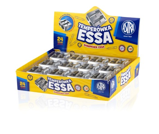 ESSA Astra dvojité kovové strieborné orezávatko